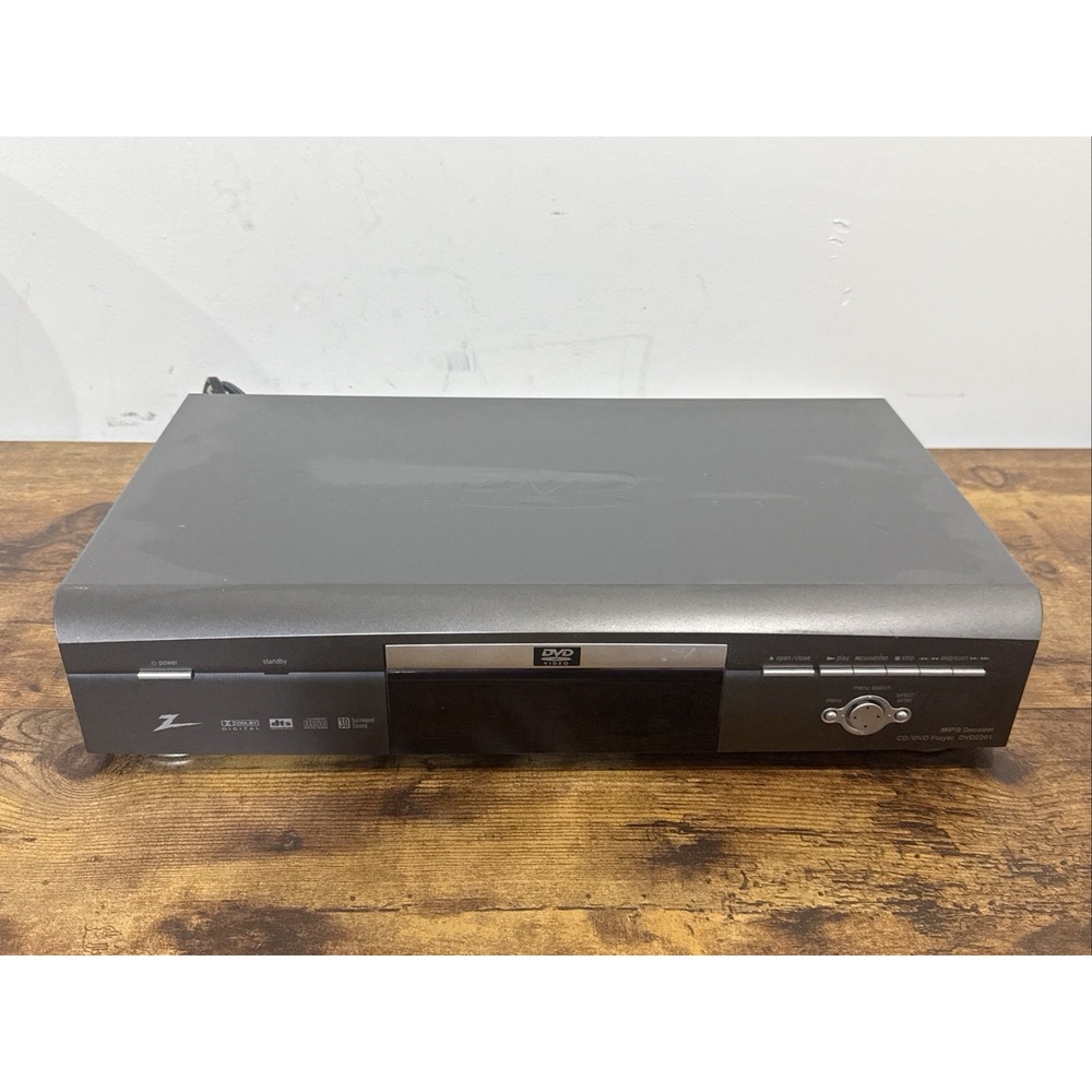 Vintage 2001 Zenith MP3 Decoder CD/DVD Player DVD 2201 TESTED & WORKING
